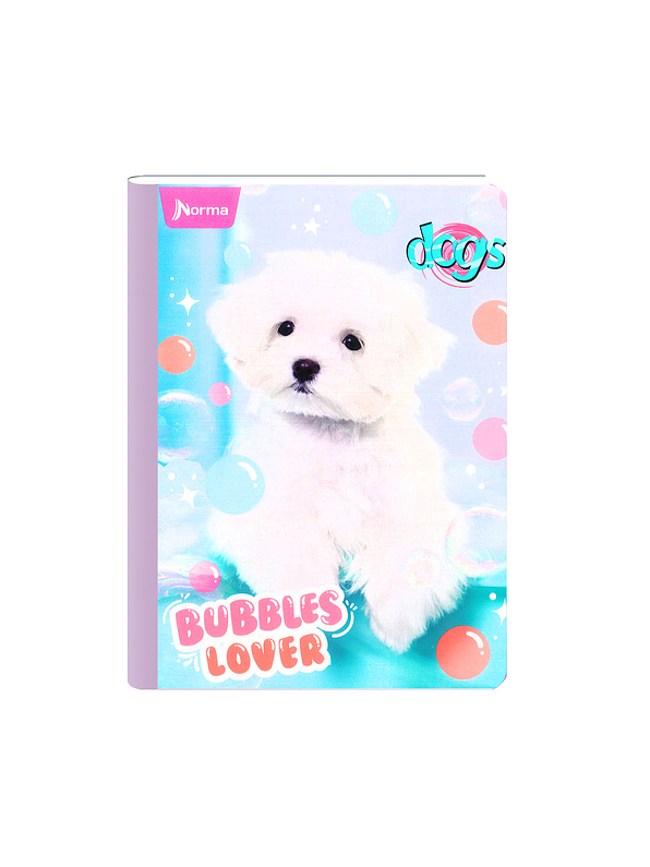 Cuaderno Cosido Norma Dogs 50 Hojas Cuadros  10