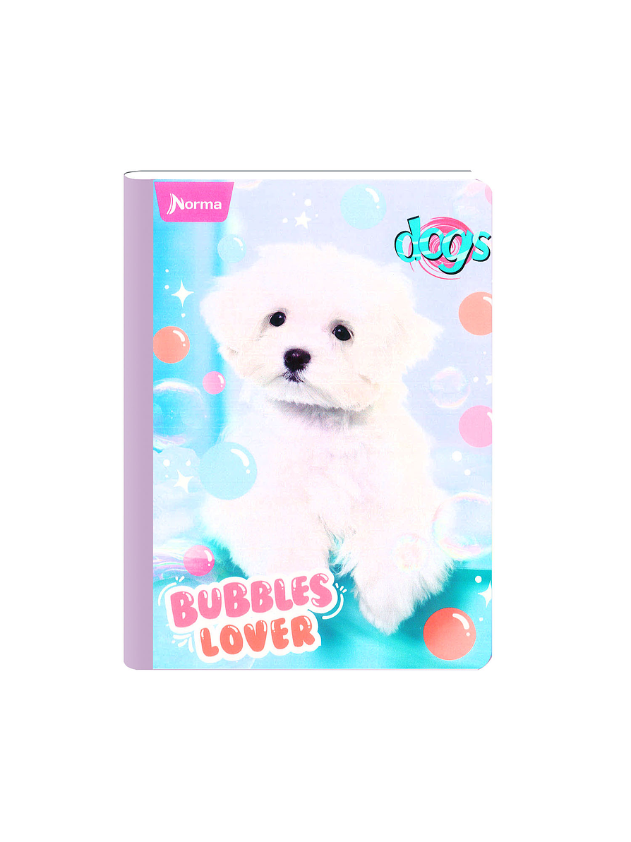Cuaderno Cosido Norma Dogs 50 Hojas Cuadros  10