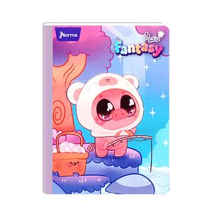 Cuaderno Cosido Peluches Fantasy 50 Hojas Cuadros 