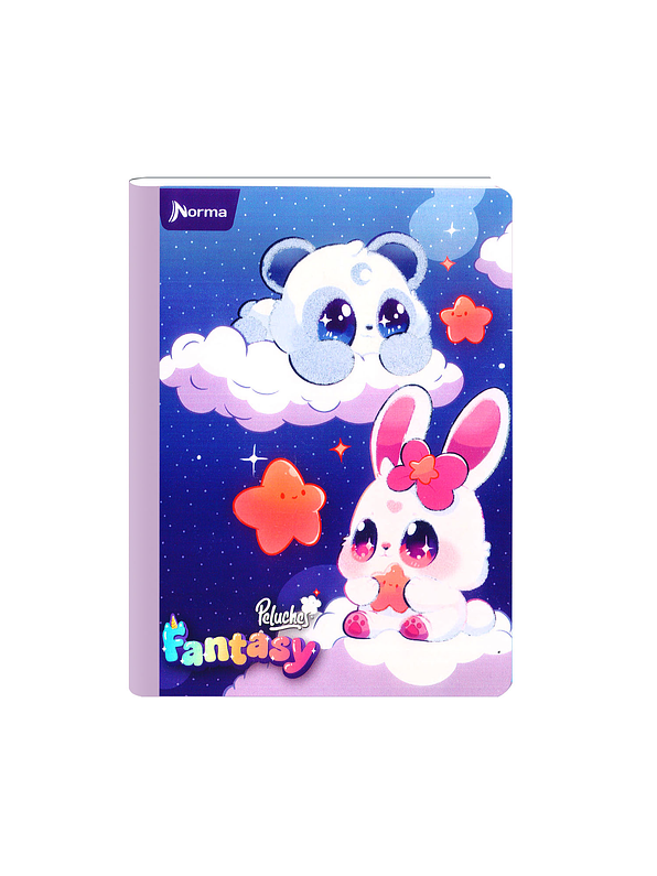 Cuaderno Cosido Peluches Fantasy 50 Hojas Cuadros  2