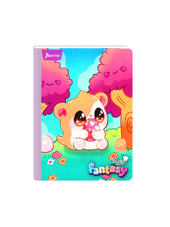 Cuaderno Cosido Peluches Fantasy 50 Hojas Cuadros  3