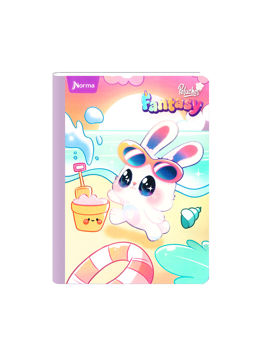 Cuaderno Cosido Peluches Fantasy 50 Hojas Cuadros  5