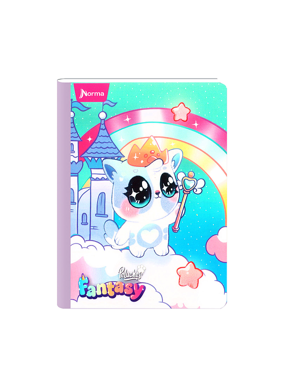 Cuaderno Cosido Peluches Fantasy 50 Hojas Cuadros  6