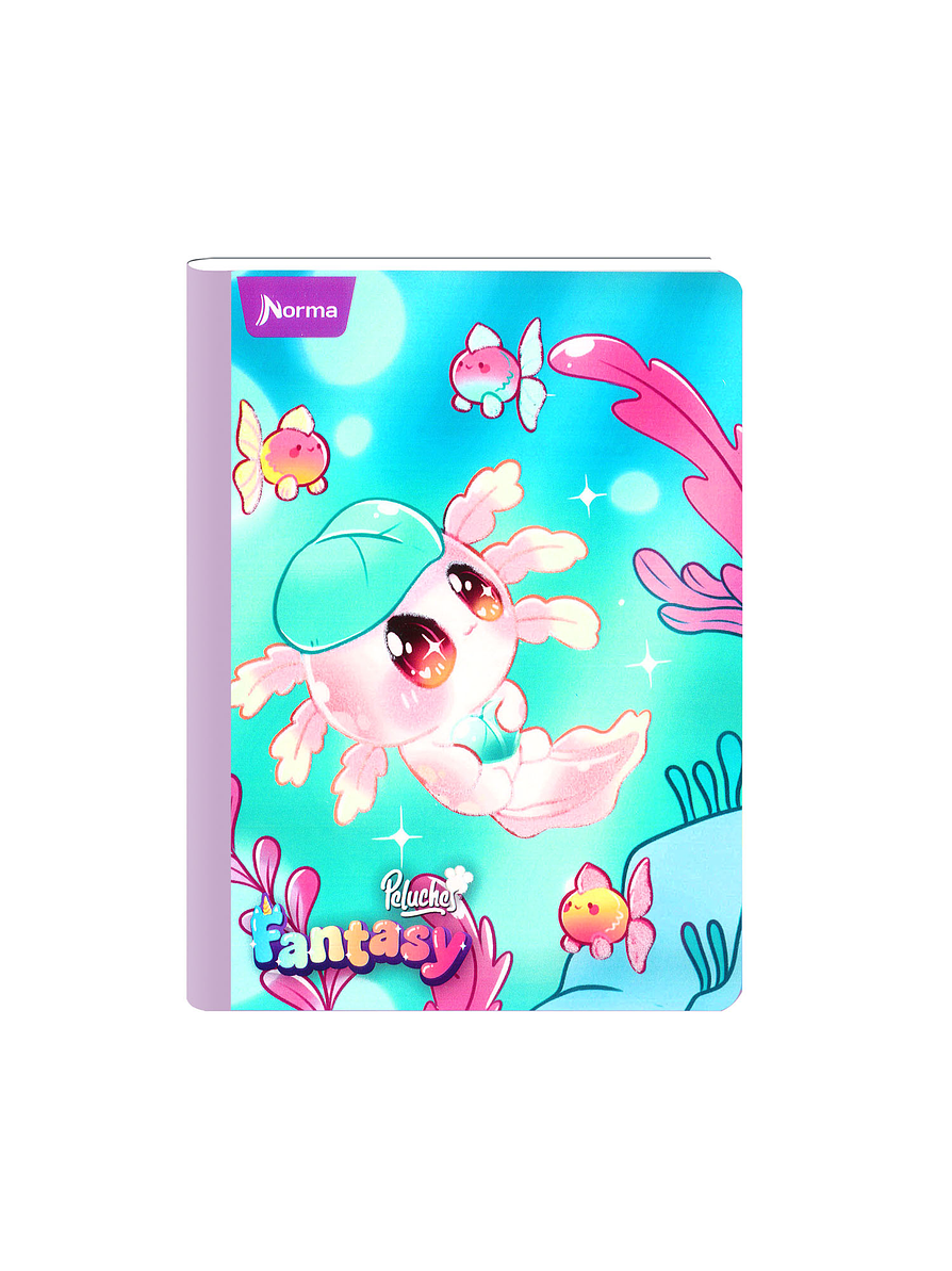 Cuaderno Cosido Peluches Fantasy 50 Hojas Cuadros  7