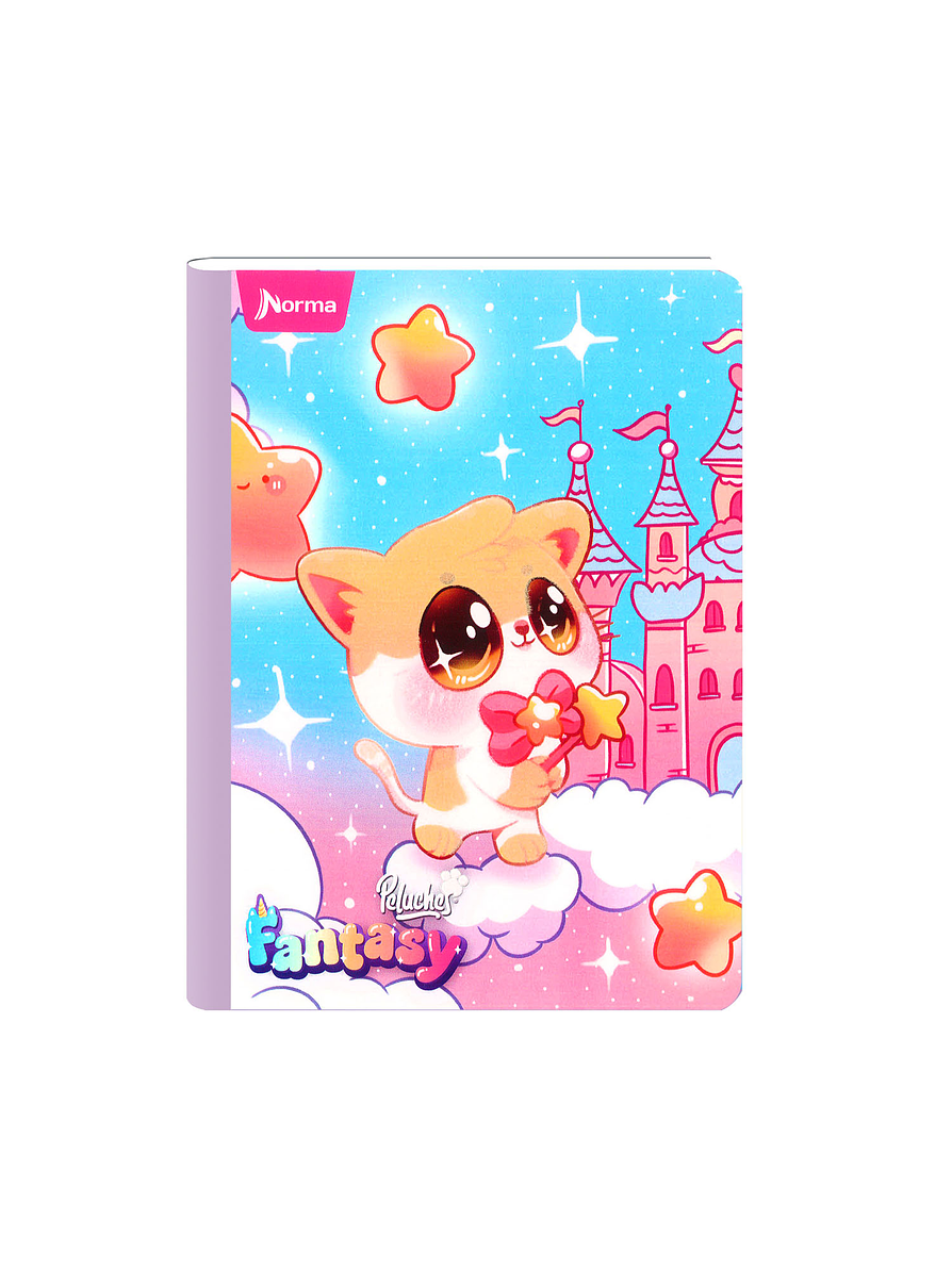 Cuaderno Cosido Peluches Fantasy 50 Hojas Cuadros  8