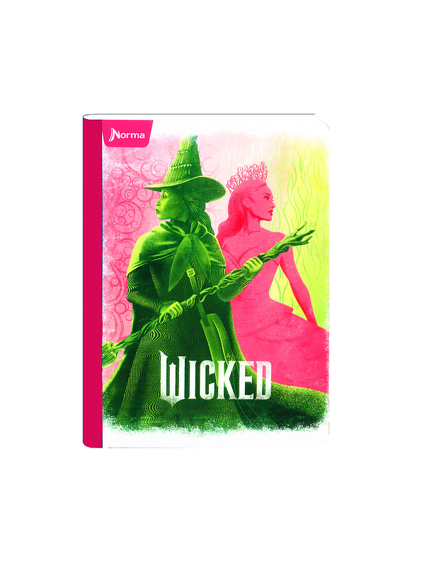 Cuaderno Cosido Norma Wicked 100 Hojas Cuadros 2