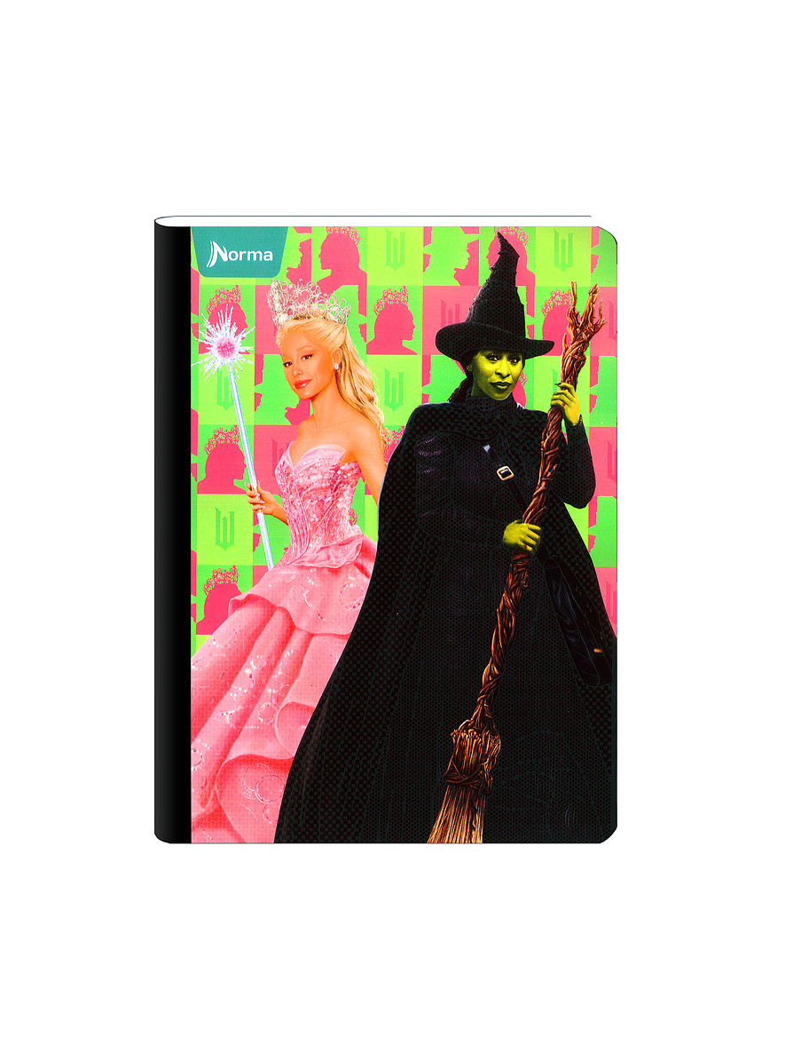 Cuaderno Cosido Norma Wicked 100 Hojas Cuadros 3