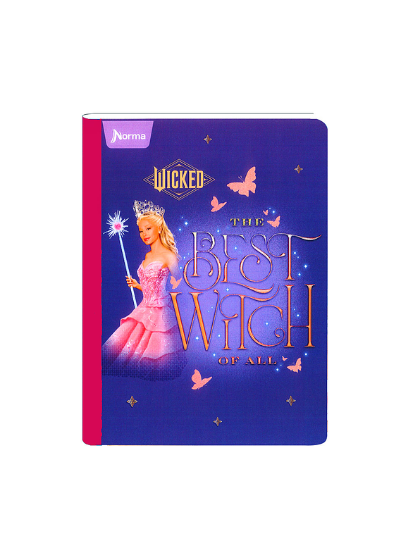Cuaderno Cosido Norma Wicked 100 Hojas Cuadros 4