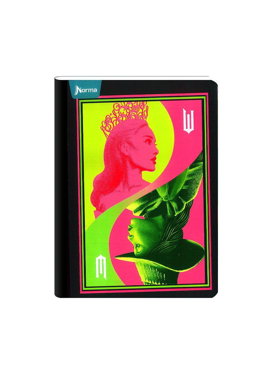 Cuaderno Cosido Norma Wicked 100 Hojas Cuadros 5
