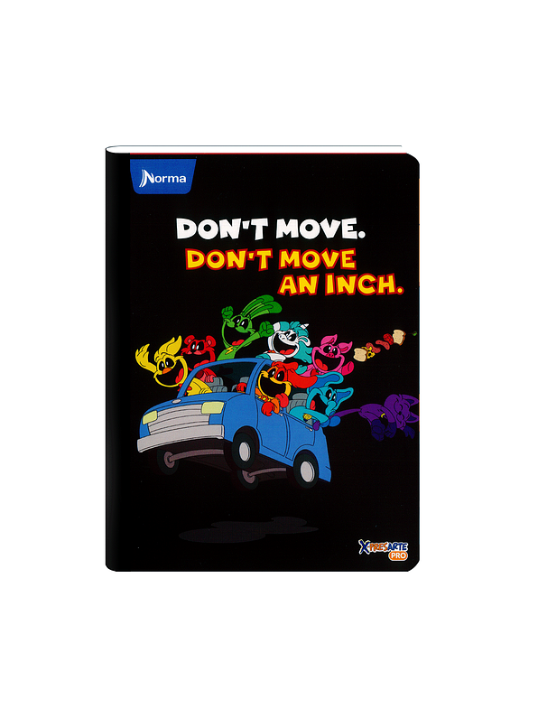 Cuaderno Cosido Norma X-Presarte Poppy Playtime 100 Hojas Cuadros 2