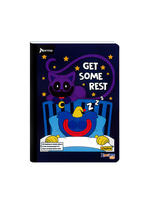 Cuaderno Cosido Norma X-Presarte Poppy Playtime 100 Hojas Cuadros 6