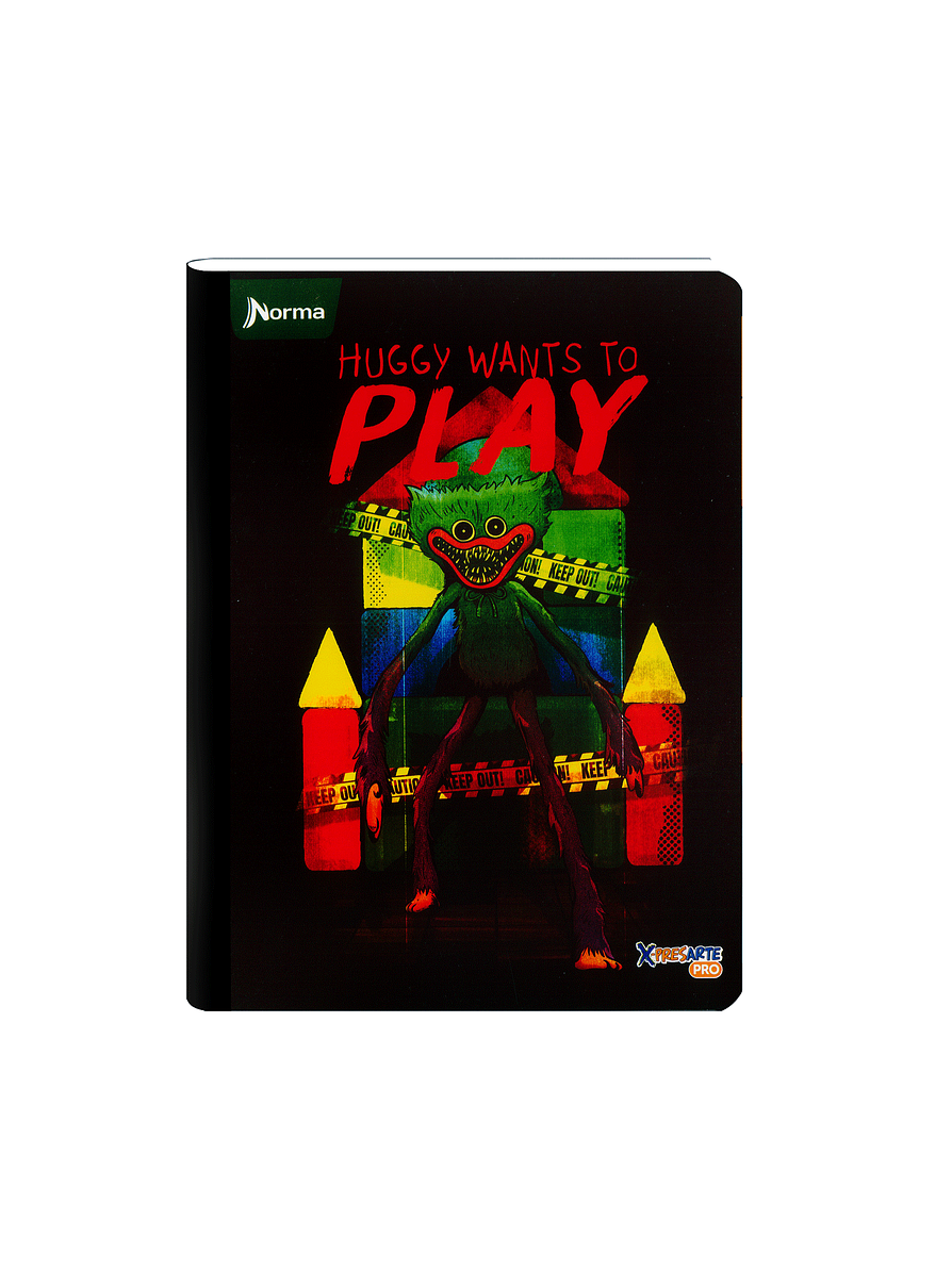 Cuaderno Cosido Norma X-Presarte Poppy Playtime 100 Hojas Cuadros 8