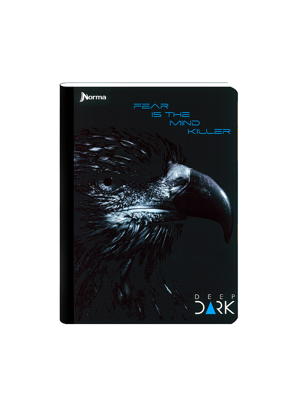 Cuaderno Cosido Deep Dark 50 Hojas Cuadros 10