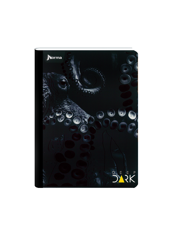 Cuaderno Cosido Deep Dark 50 Hojas Cuadros 12