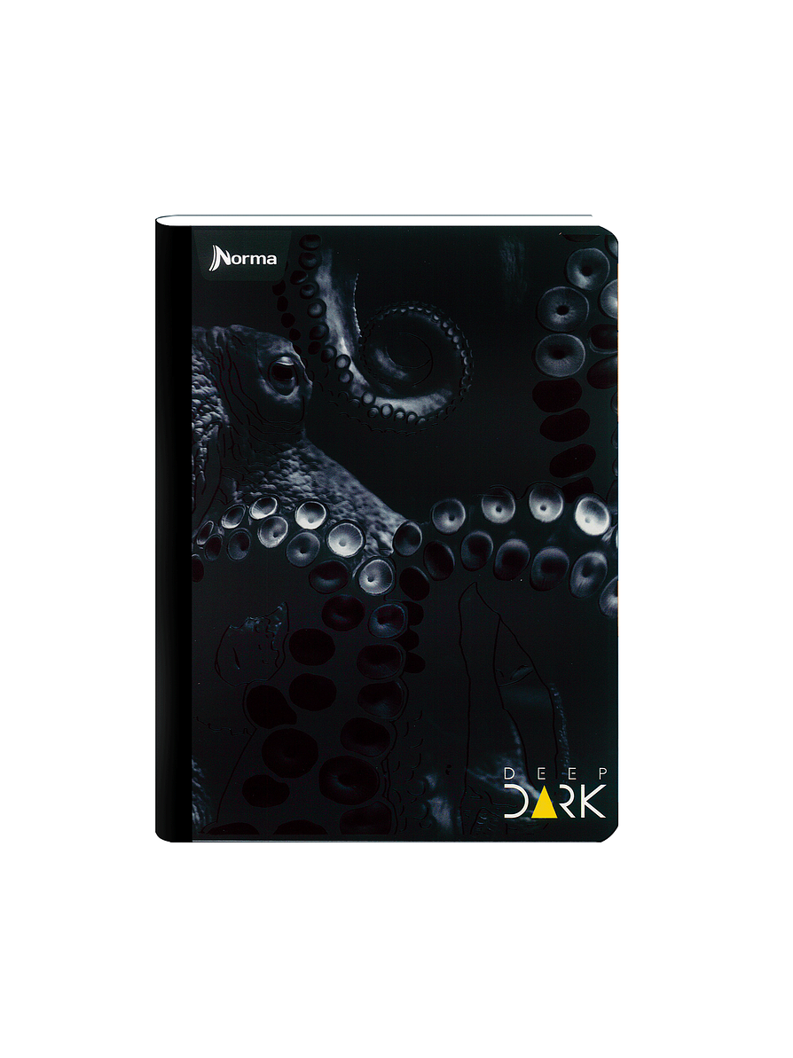 Cuaderno Cosido Deep Dark 50 Hojas Cuadros 12