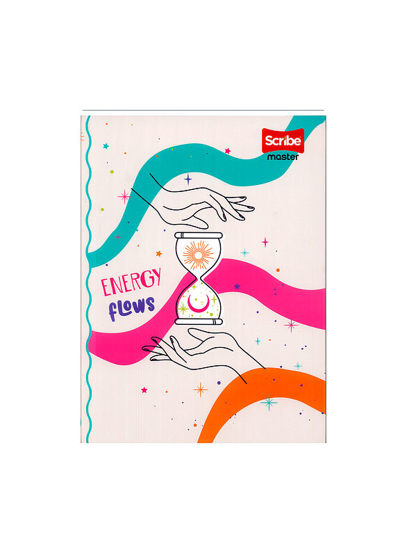 Cuaderno Cosido Pasta Dura Master Femenino 100 Hojas Cuadros  1