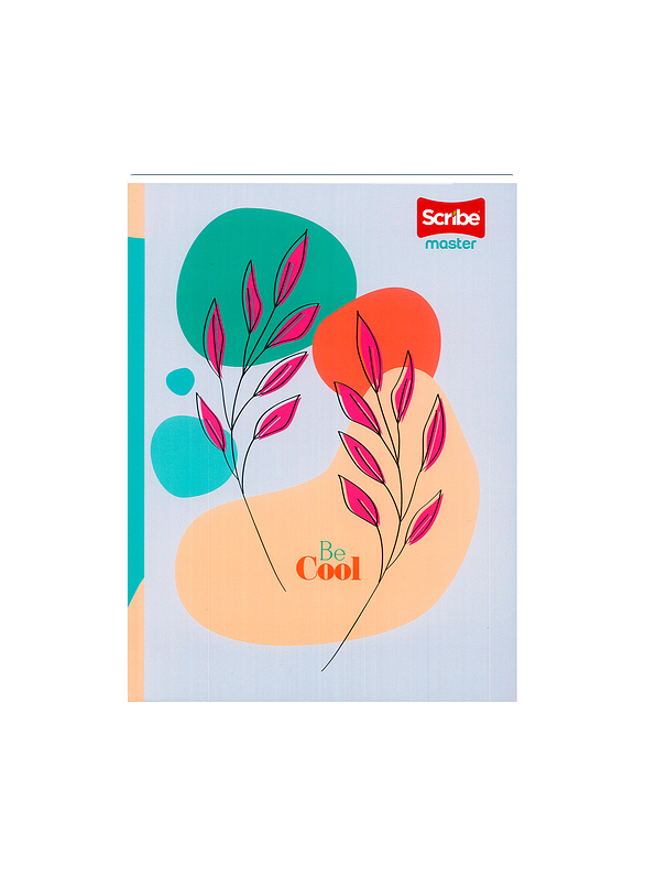 Cuaderno Cosido Pasta Dura Master Femenino 100 Hojas Cuadros  5