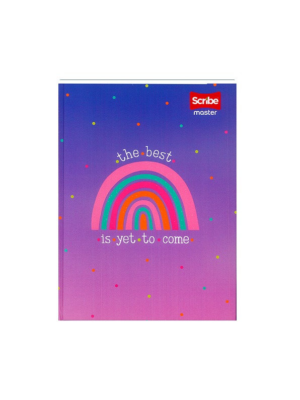 Cuaderno Cosido Pasta Dura Master Femenino 100 Hojas Cuadros  7