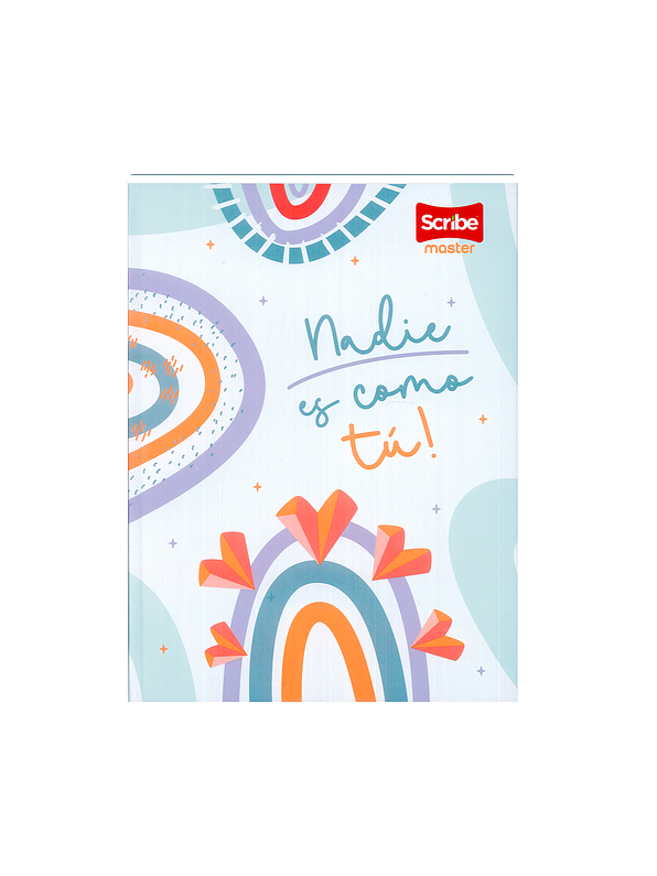 Cuaderno Cosido Pasta Dura Master Femenino 100 Hojas Cuadros  8