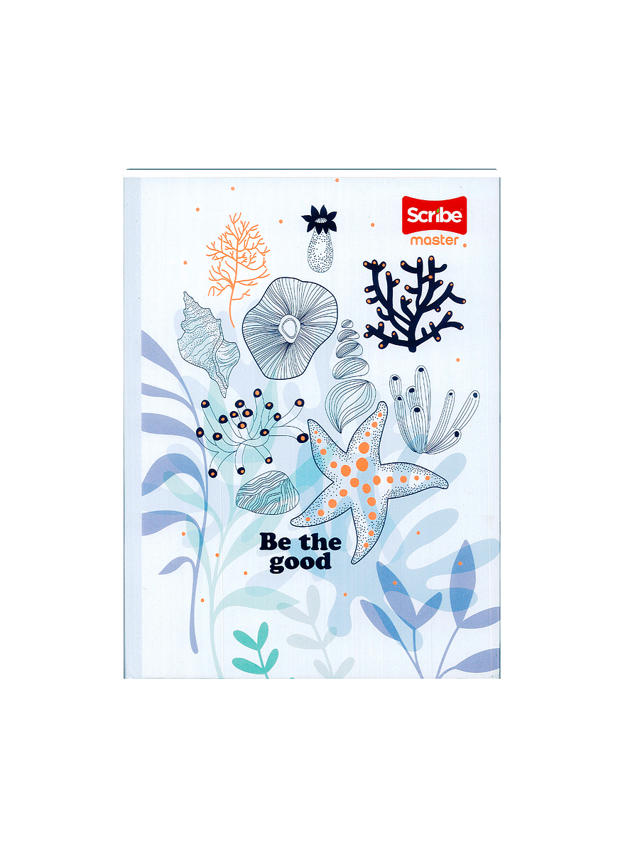 Cuaderno Cosido Pasta Dura Master Femenino 100 Hojas Cuadros  10