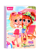 Cuaderno Cosido Norma Bonequinhas Dolls 50 Hojas Cuadros - Miniatura 1