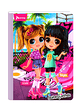 Cuaderno Cosido Norma Bonequinhas Dolls 50 Hojas Cuadros - Miniatura 9