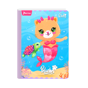 Cuaderno Cosido Peluches Fantasy 100 Hojas Cuadros