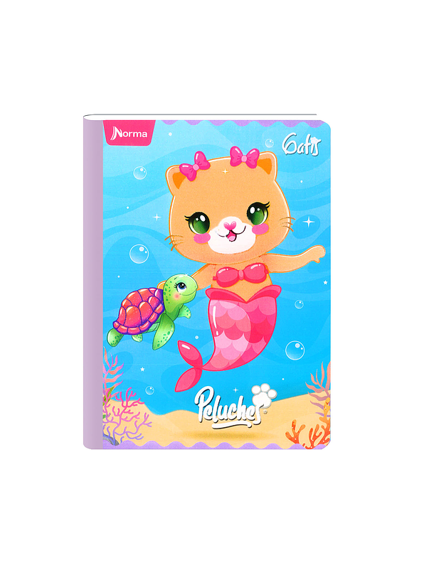 Cuaderno Cosido Peluches Fantasy 100 Hojas Cuadros 1