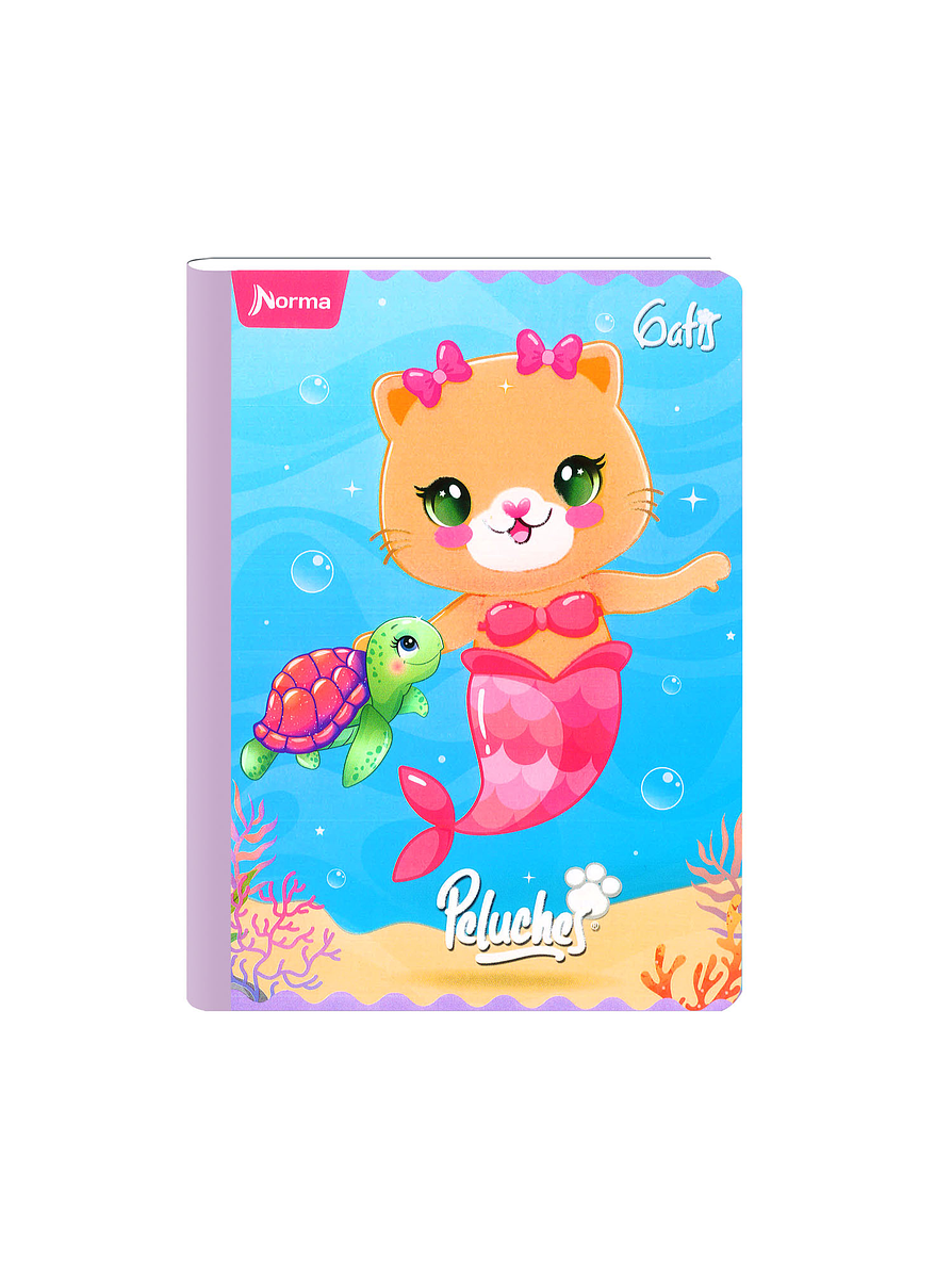 Cuaderno Cosido Peluches Fantasy 100 Hojas Cuadros 1