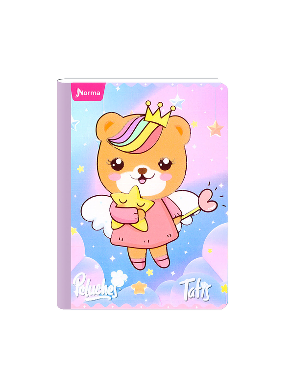 Cuaderno Cosido Peluches Fantasy 100 Hojas Cuadros 6
