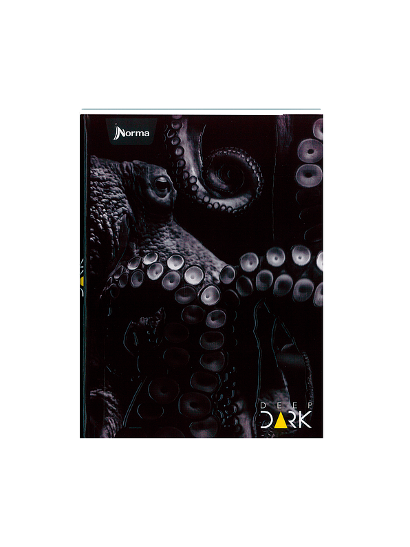 Cuaderno Cosido Pasta Dura Deep Dark 90 Hojas Cuadros 1
