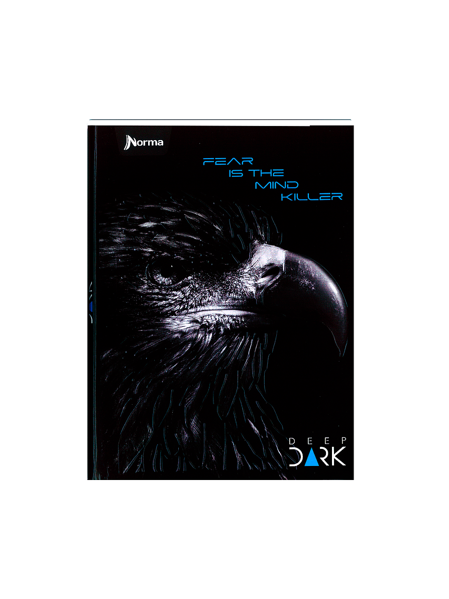 Cuaderno Cosido Pasta Dura Deep Dark 90 Hojas Cuadros 2