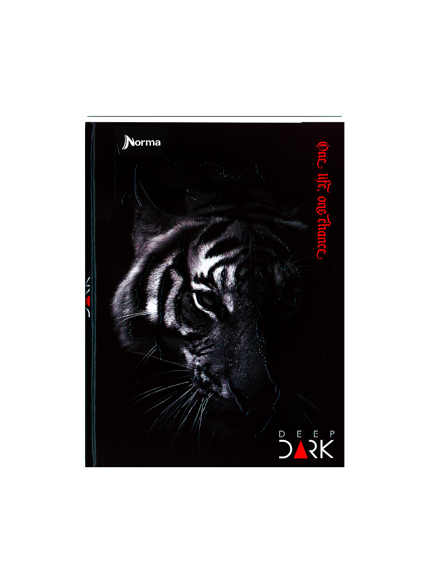 Cuaderno Cosido Pasta Dura Deep Dark 90 Hojas Cuadros 3