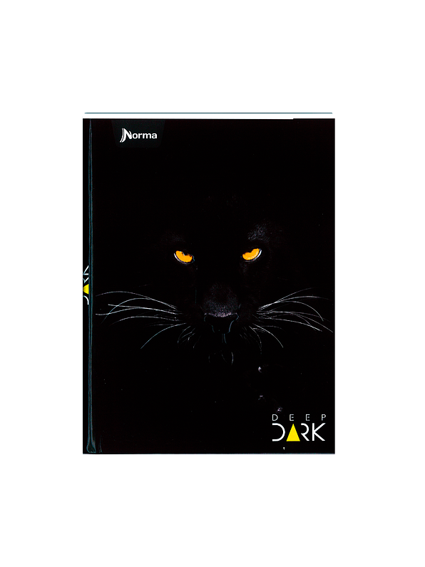 Cuaderno Cosido Pasta Dura Deep Dark 90 Hojas Cuadros 6