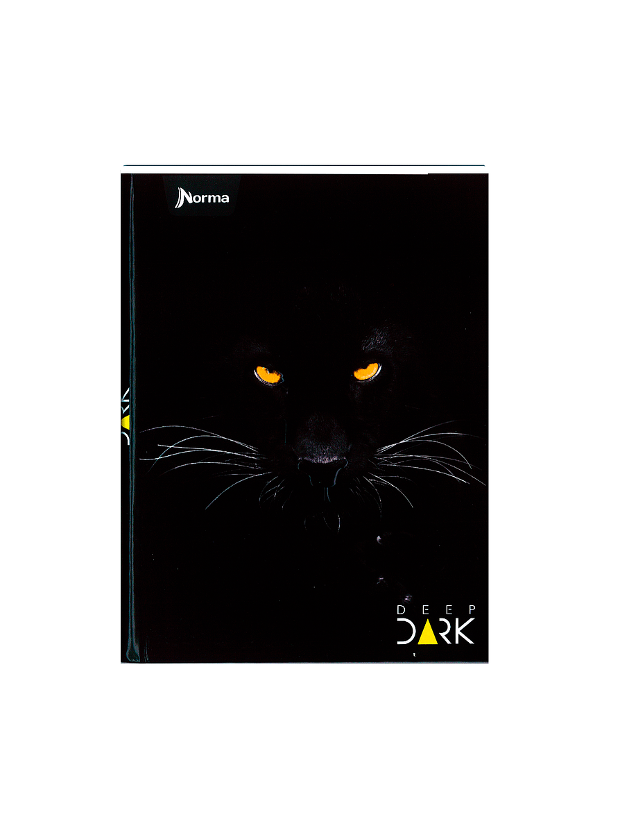 Cuaderno Cosido Pasta Dura Deep Dark 90 Hojas Cuadros 6