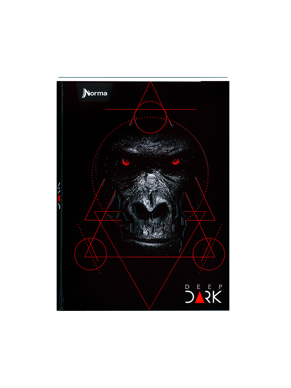 Cuaderno Cosido Pasta Dura Deep Dark 90 Hojas Cuadros 7
