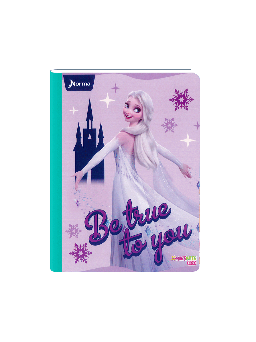 Cuaderno Cosido Norma Frozen 100 Hojas Cuadros 3