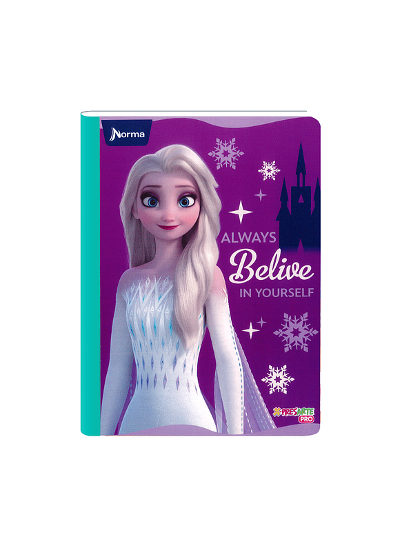 Cuaderno Cosido Norma Frozen 100 Hojas Cuadros 6