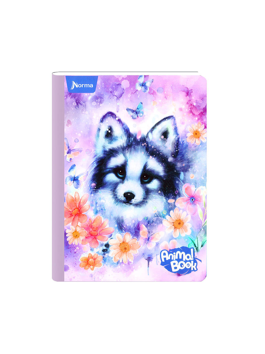Cuaderno Cosido Norma Animal Book 100 Hojas Cuadros  1