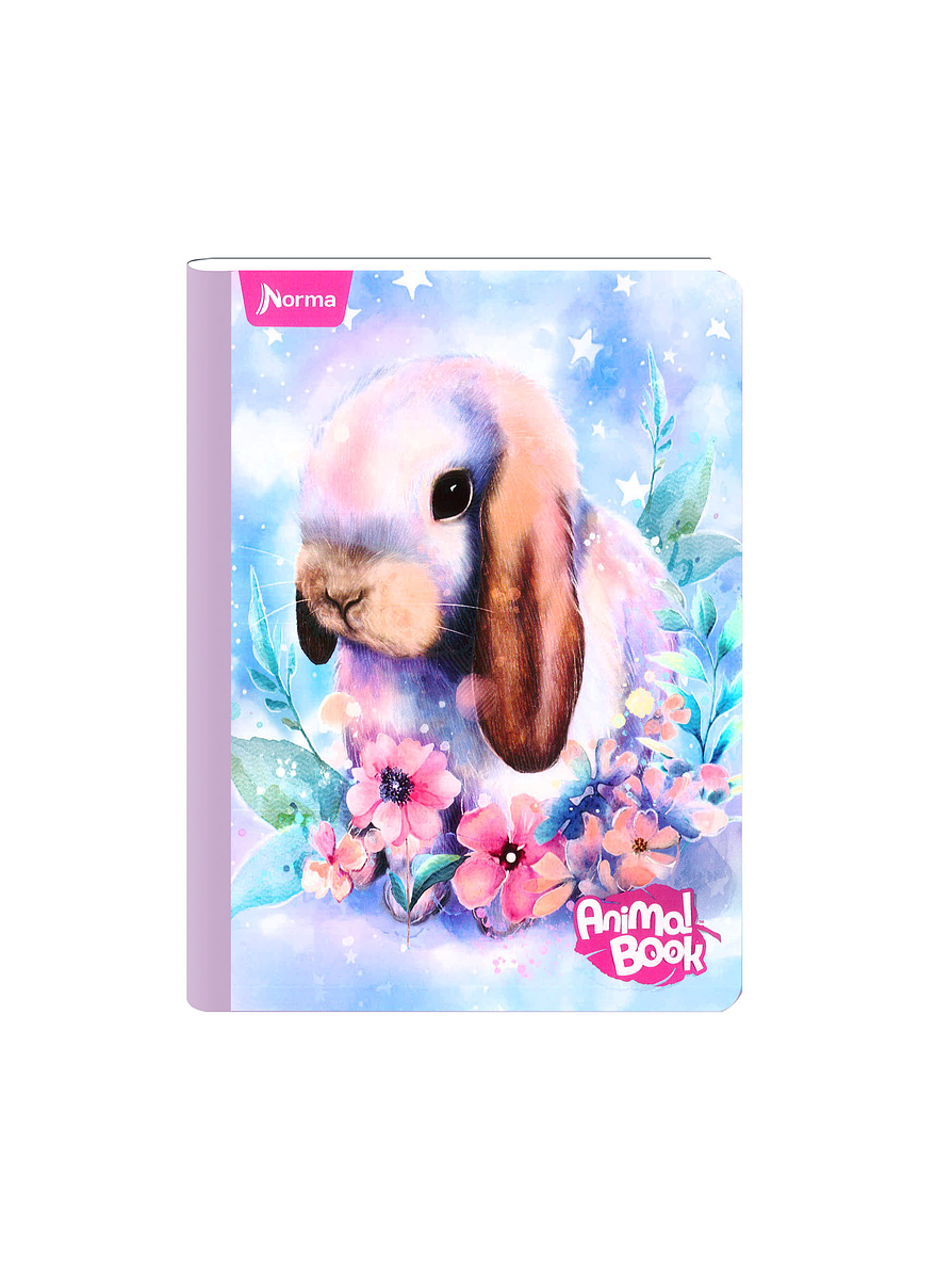 Cuaderno Cosido Norma Animal Book 100 Hojas Cuadros  4