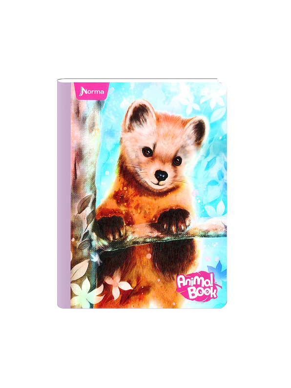 Cuaderno Cosido Norma Animal Book 100 Hojas Cuadros  8