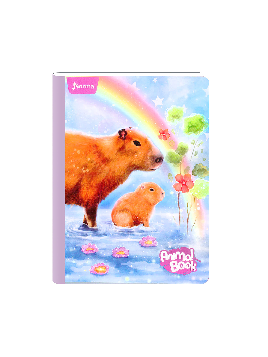 Cuaderno Cosido Norma Animal Book 50 Hojas Cuadros  1