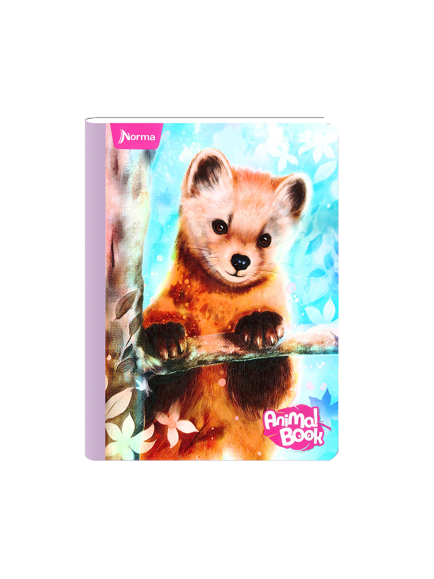 Cuaderno Cosido Norma Animal Book 50 Hojas Cuadros  2