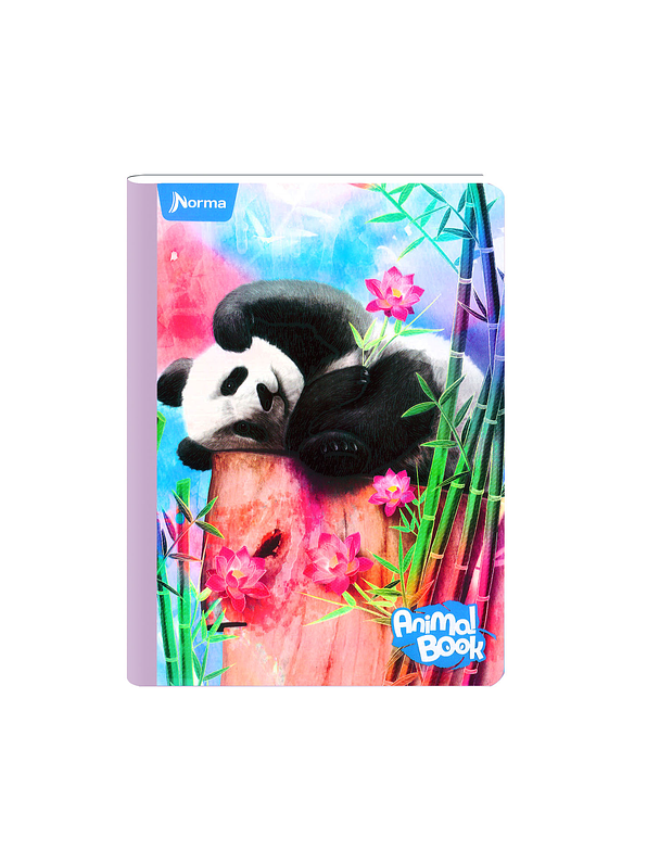 Cuaderno Cosido Norma Animal Book 50 Hojas Cuadros  4