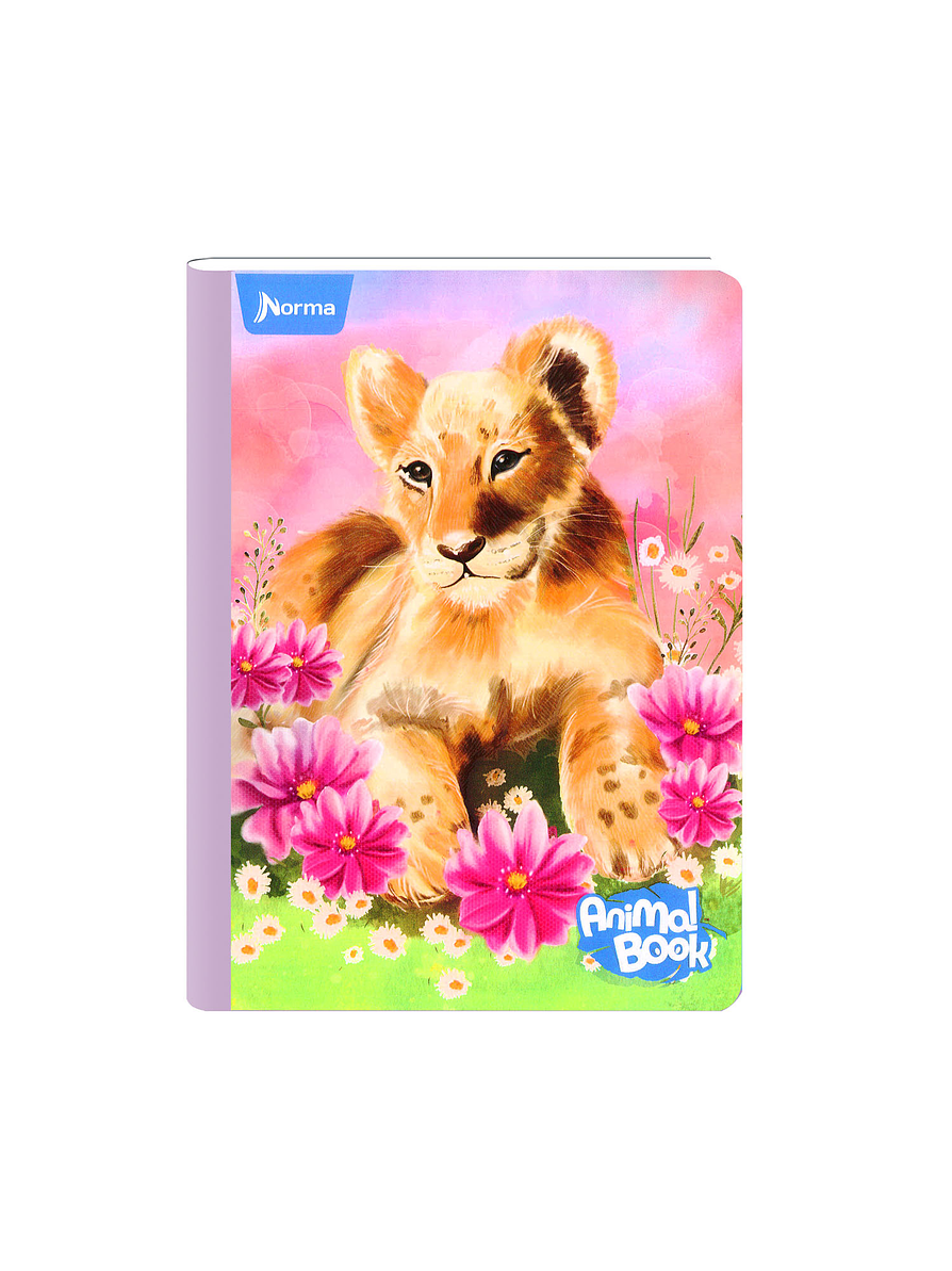 Cuaderno Cosido Norma Animal Book 50 Hojas Cuadros  6