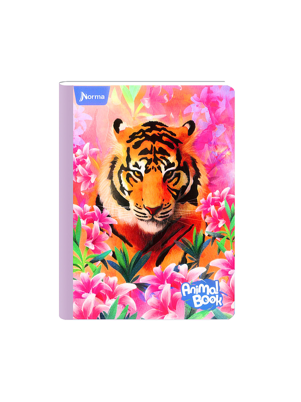 Cuaderno Cosido Norma Animal Book 50 Hojas Cuadros  10
