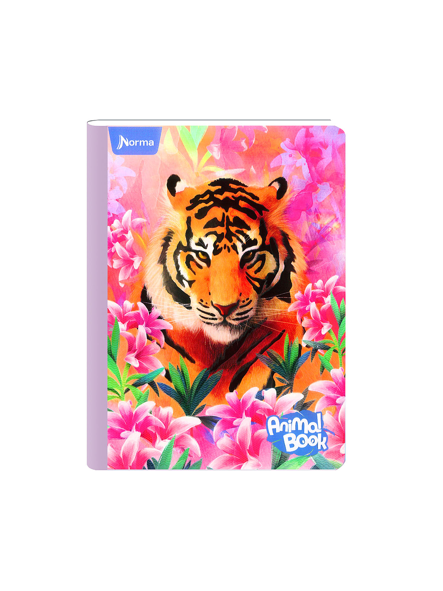 Cuaderno Cosido Norma Animal Book 50 Hojas Cuadros  10