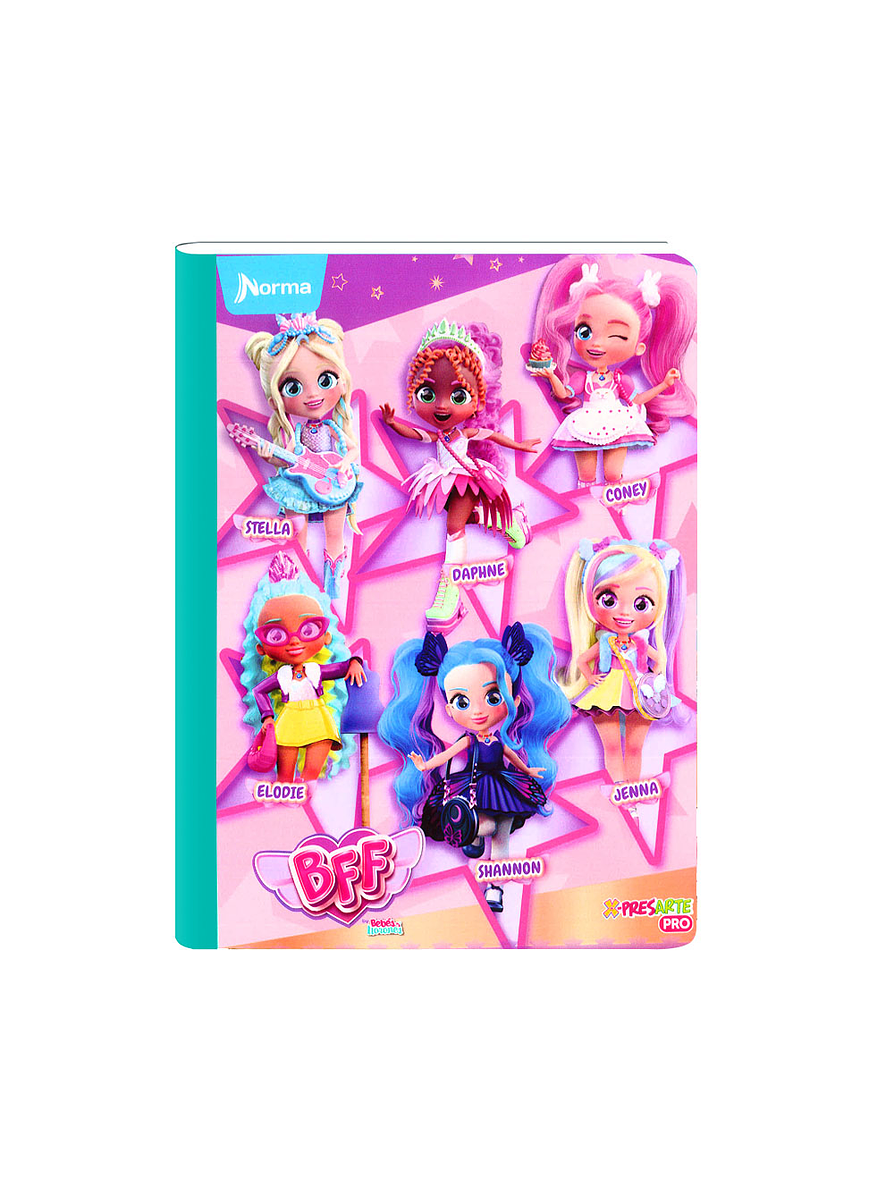 Cuaderno Cosido Norma Bebés Llorones 100 Hojas Cuadros 4