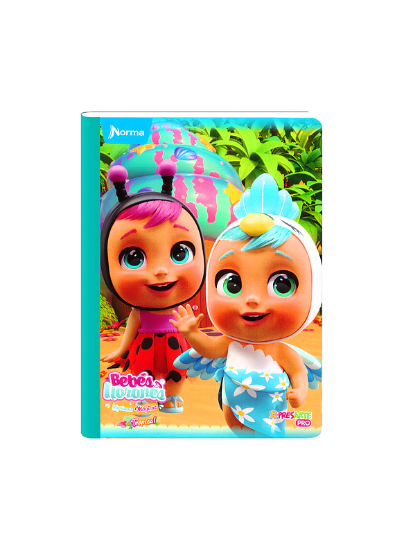 Cuaderno Cosido Norma Bebés Llorones 100 Hojas Cuadros 10