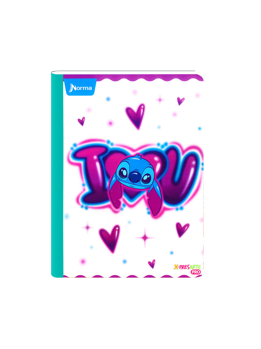 Cuaderno Cosido Norma Stitch 100 Hojas Cuadros 3
